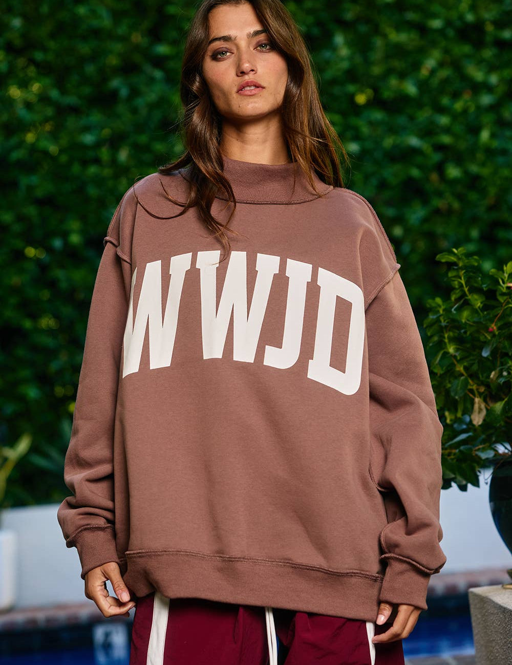 AMEN Reversible Mock Sweatshirt - Ana Patricia Boutique