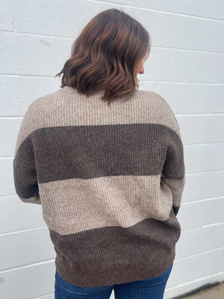 The Drea Sweater- Brown