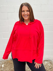 The Huddle Pullover- Red