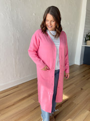 The Bri Cardigan- Pink