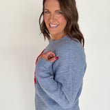 Crab Embroidered Sweater