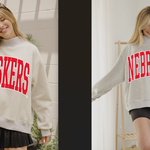 Nebraska Huskers Reversible Mock Neck - Ana Patricia Boutique