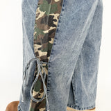 Camo Side Denim Jeans