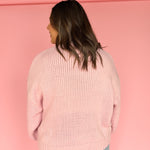 Swan Graphic Sweater- Pink - Ana Patricia Boutique
