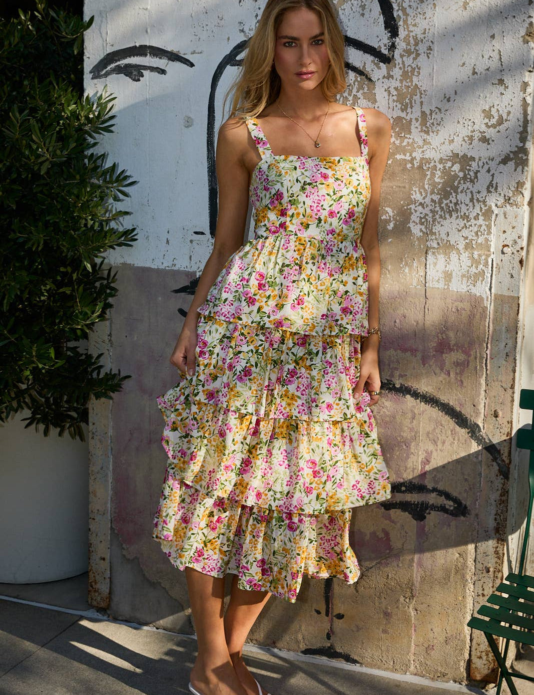 Layered Ruffle Dress – Ana Patricia Boutique