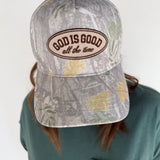 God is Good Camo Trucker Hat - Ana Patricia Boutique