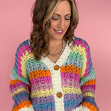 Rainbow Chunky Sweater - Ana Patricia Boutique