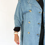 Denim Trench Coat - Ana Patricia Boutique