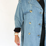 Denim Trench Coat - Ana Patricia Boutique