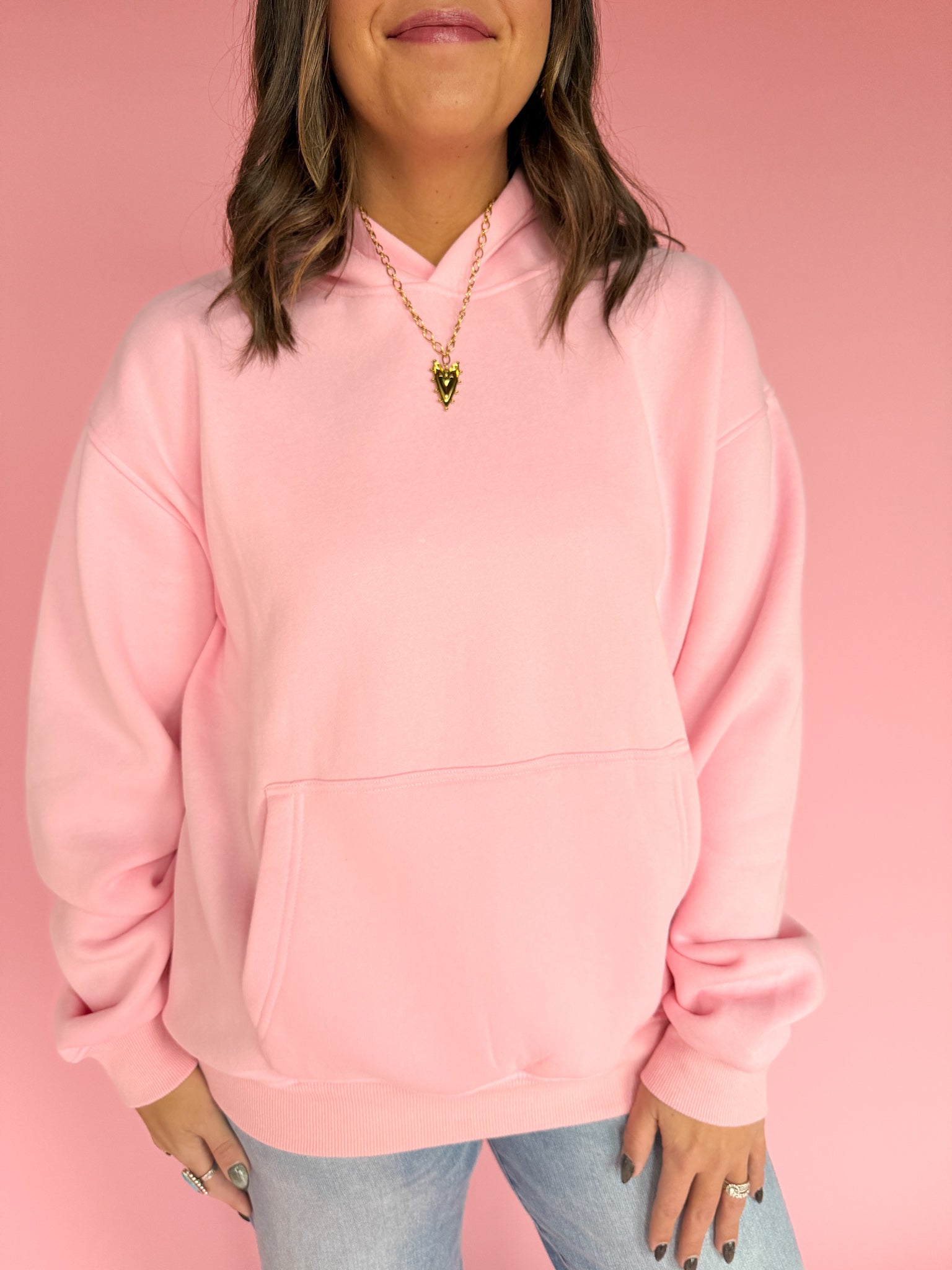 Cloud Fleece Hoodie- Pink - Ana Patricia Boutique