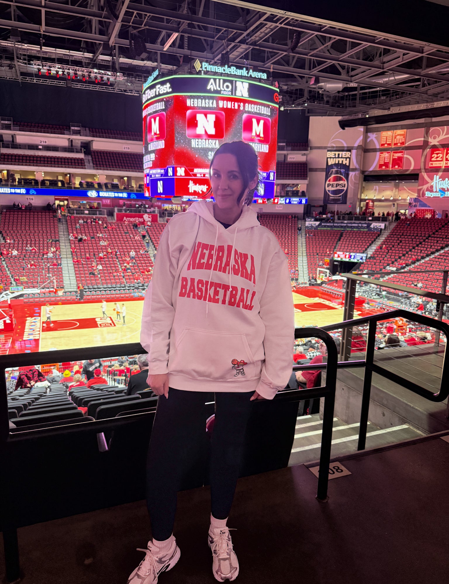 Nebraska Basketball Hoodie - Ana Patricia Boutique