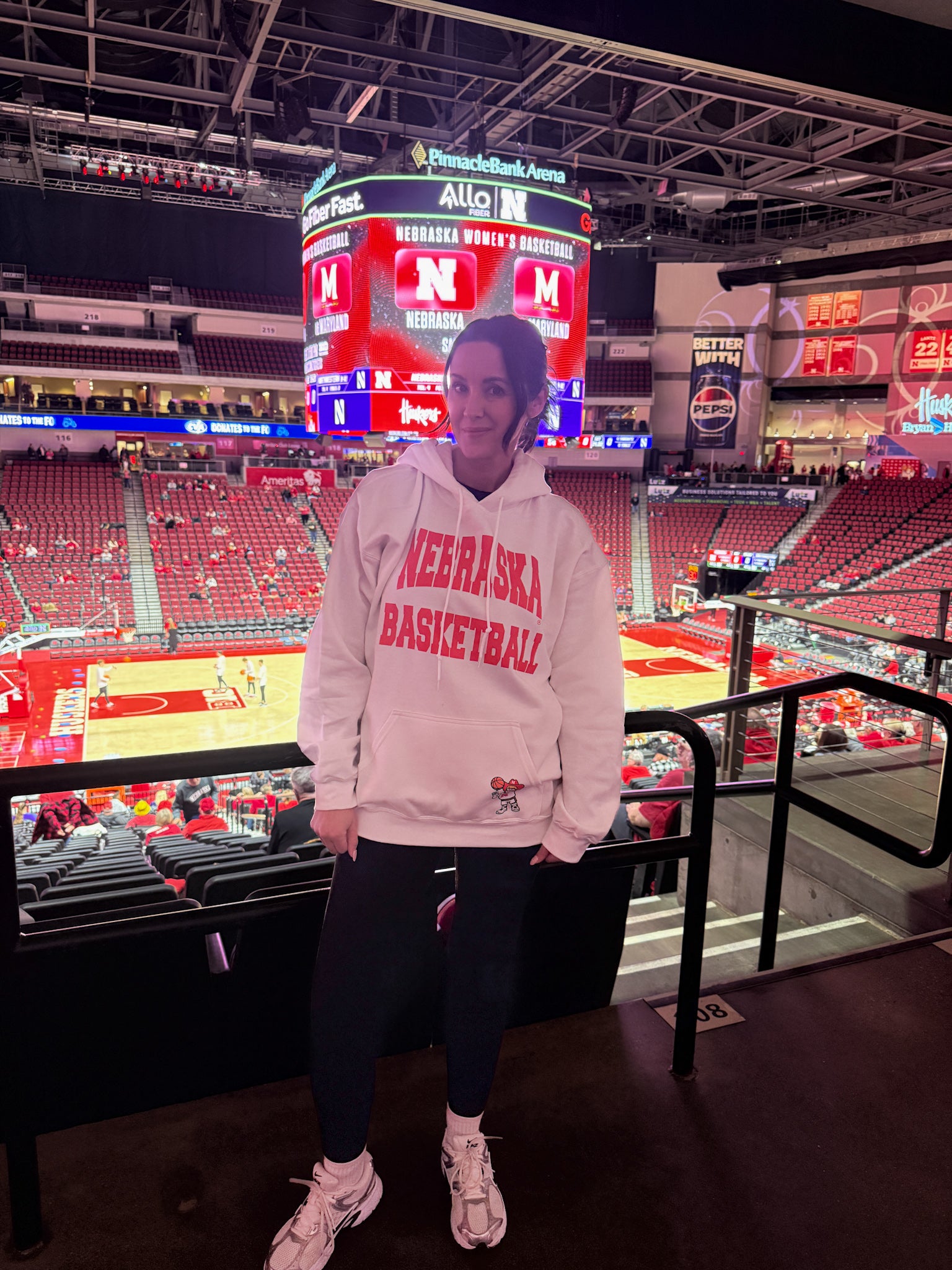 Nebraska Basketball Hoodie - Ana Patricia Boutique