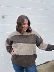 The Drea Sweater- Brown