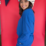 Raw Edge Set- Blue - Ana Patricia Boutique