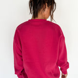 Crewneck Fleece-Pink
