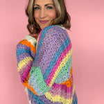 Rainbow Chunky Sweater - Ana Patricia Boutique