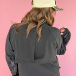 Windbreaker Active Jacket- Black - Ana Patricia Boutique