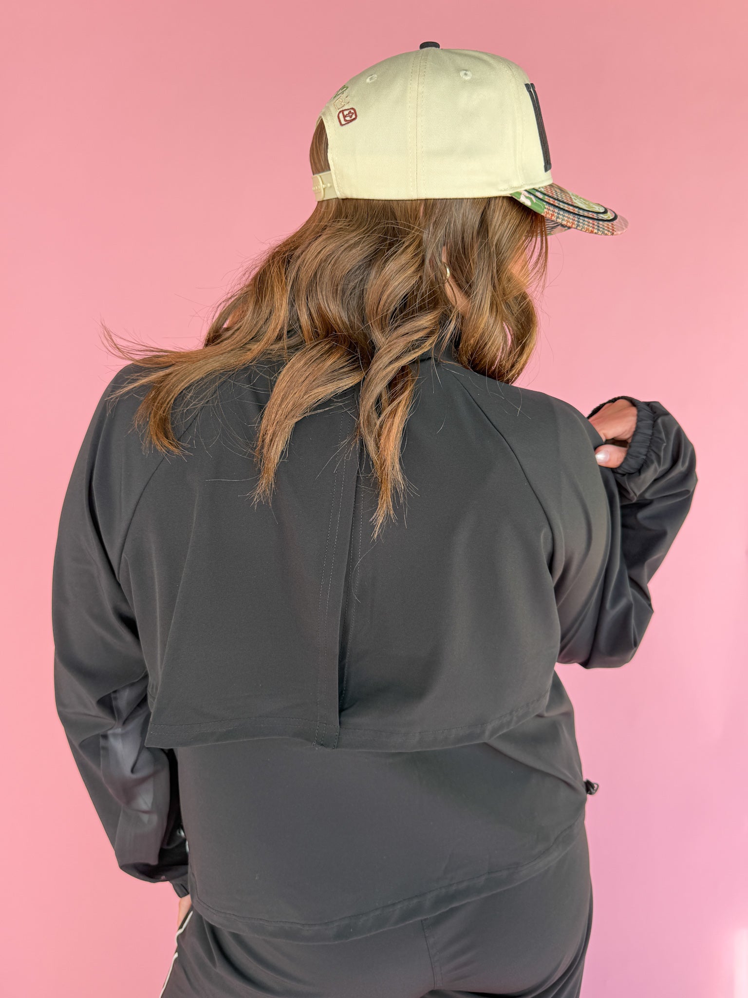 Windbreaker Active Jacket- Black - Ana Patricia Boutique