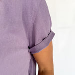 The Mali Basic Tee-Lavender - Ana Patricia Boutique