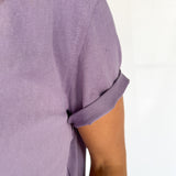 The Mali Basic Tee-Lavender - Ana Patricia Boutique