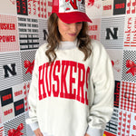 Huskers Reversible Mock Neck Sweatshirt - Ana Patricia Boutique