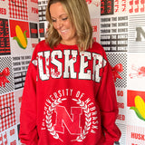 University of Nebraska Crewneck-Red