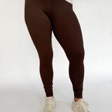 Full Length Leggings- Brown