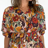 Kimono Sleeve Floral Dress - Ana Patricia Boutique