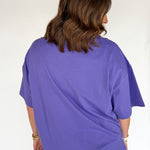 Crewneck Tee- Purple - Ana Patricia Boutique