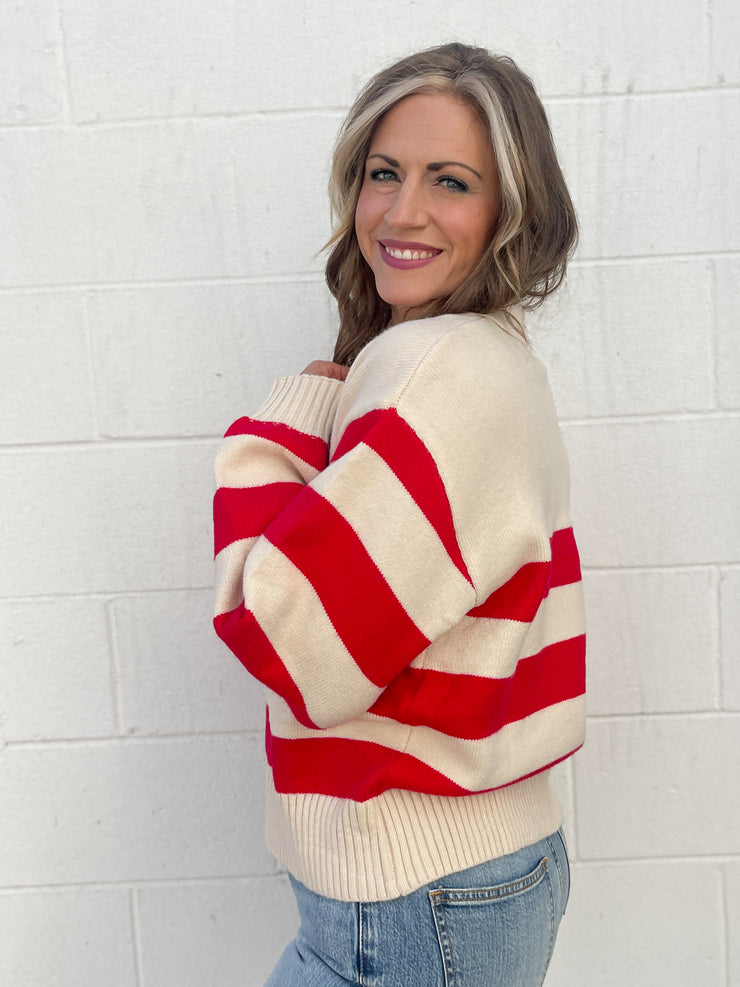 The Chrishall Sweater- Red