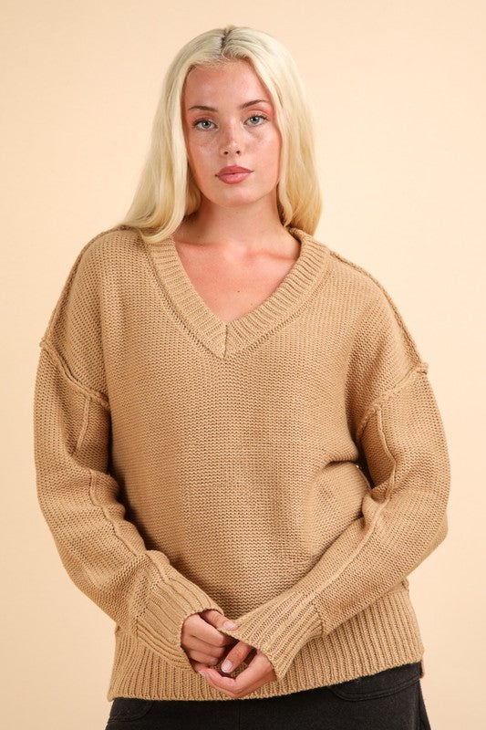 The Pearl Sweater- Mocha