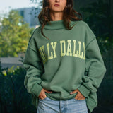 Dilly Dally  Mock Sweatshirt - Ana Patricia Boutique