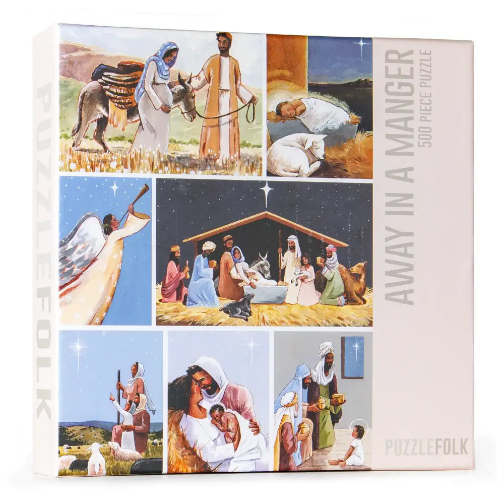 Away in a Manger 500 Piece Nativity Christmas Puzzle - Ana Patricia Boutique