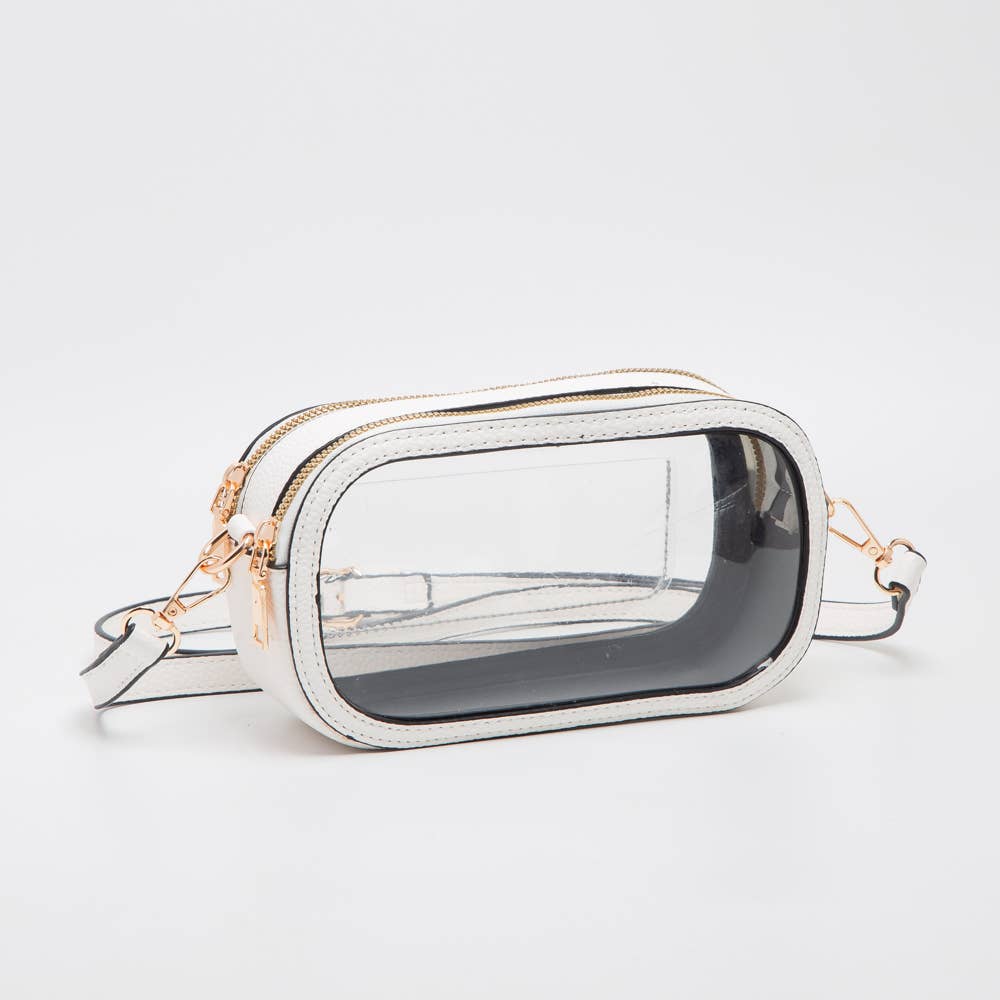 Game Day Stadium Clear Oval Crossbody Bags - Ana Patricia Boutique