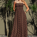 Spaghetti Strap Polka Dot Dress