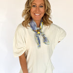 Mineral Wash Oversized Tee-Off White - Ana Patricia Boutique