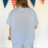 Gingham Set-Blue