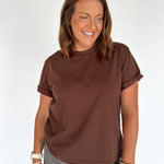 The Mali Basic Tee-Brown - Ana Patricia Boutique