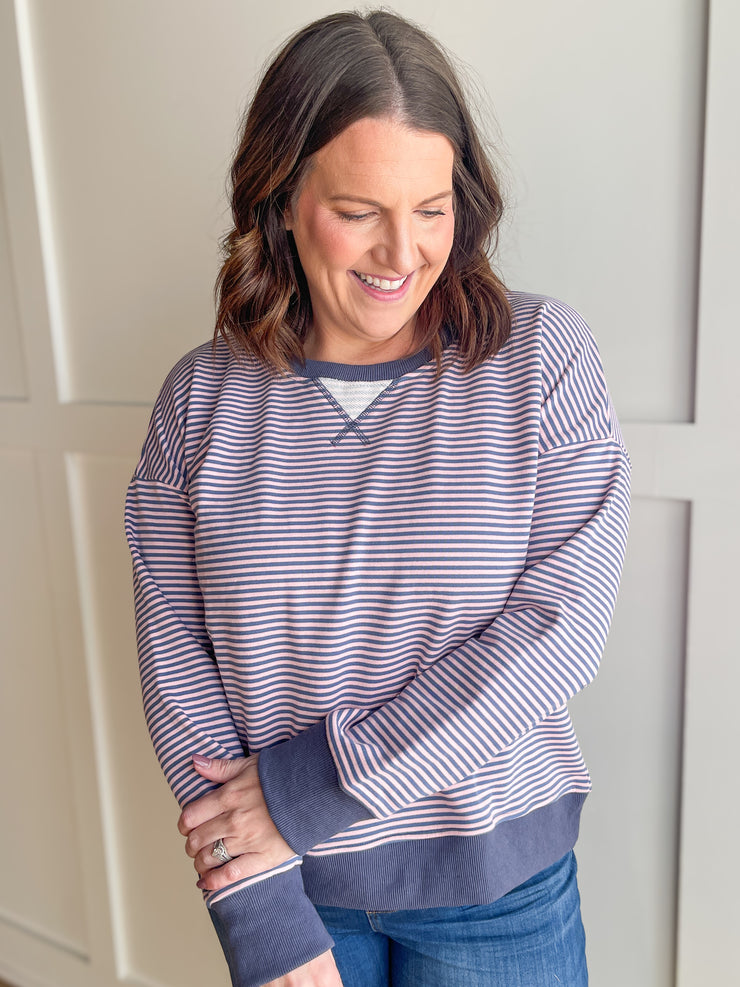 The Hattie Stripe Pullover