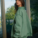 Dilly Dally  Mock Sweatshirt - Ana Patricia Boutique