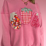 Strawberry Patch Crewneck- Mauve