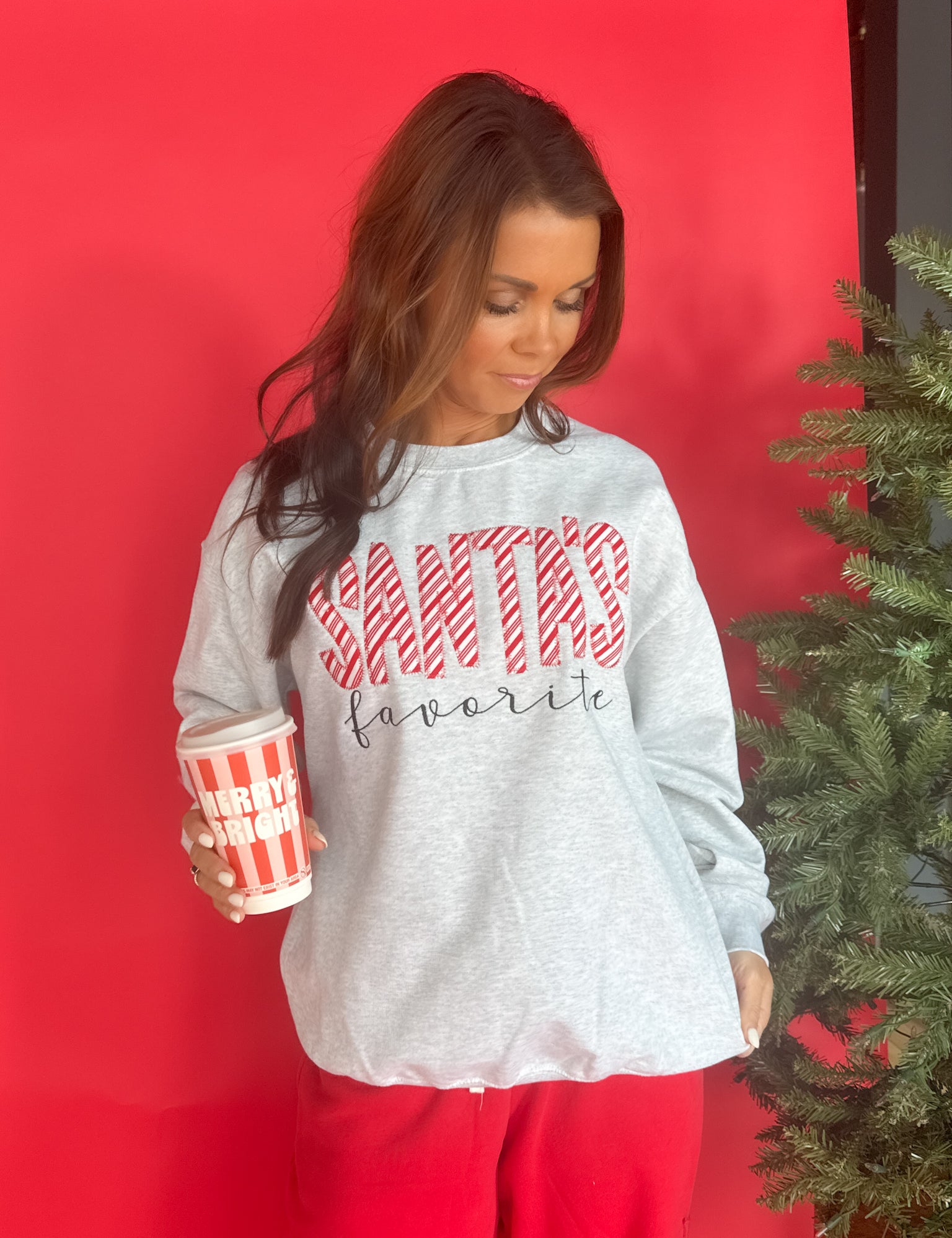 Santa's Favorite Crewneck - Ana Patricia Boutique