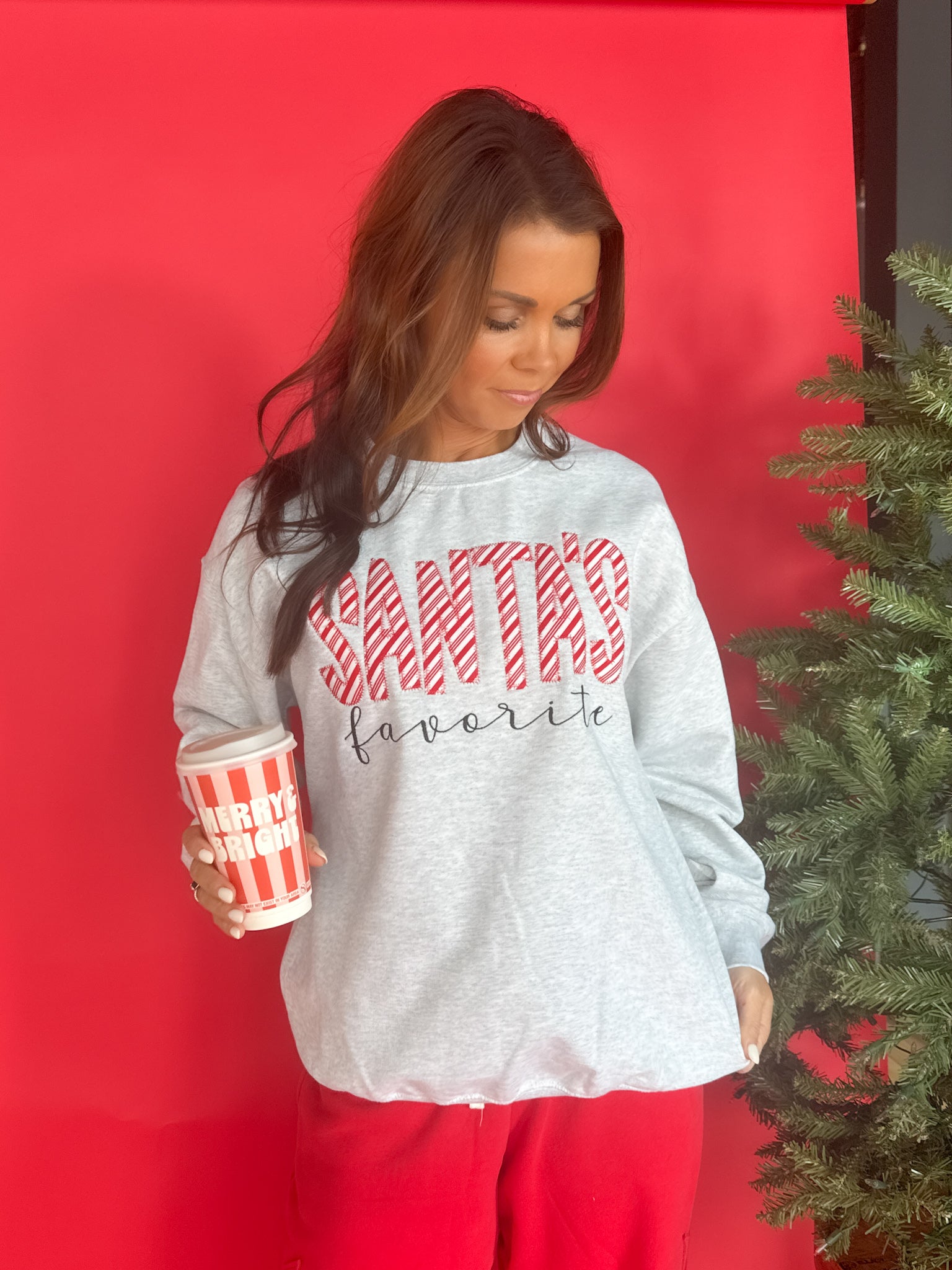 Santa's Favorite Crewneck - Ana Patricia Boutique