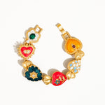 Baroque Heart Color Bracelet - Ana Patricia Boutique