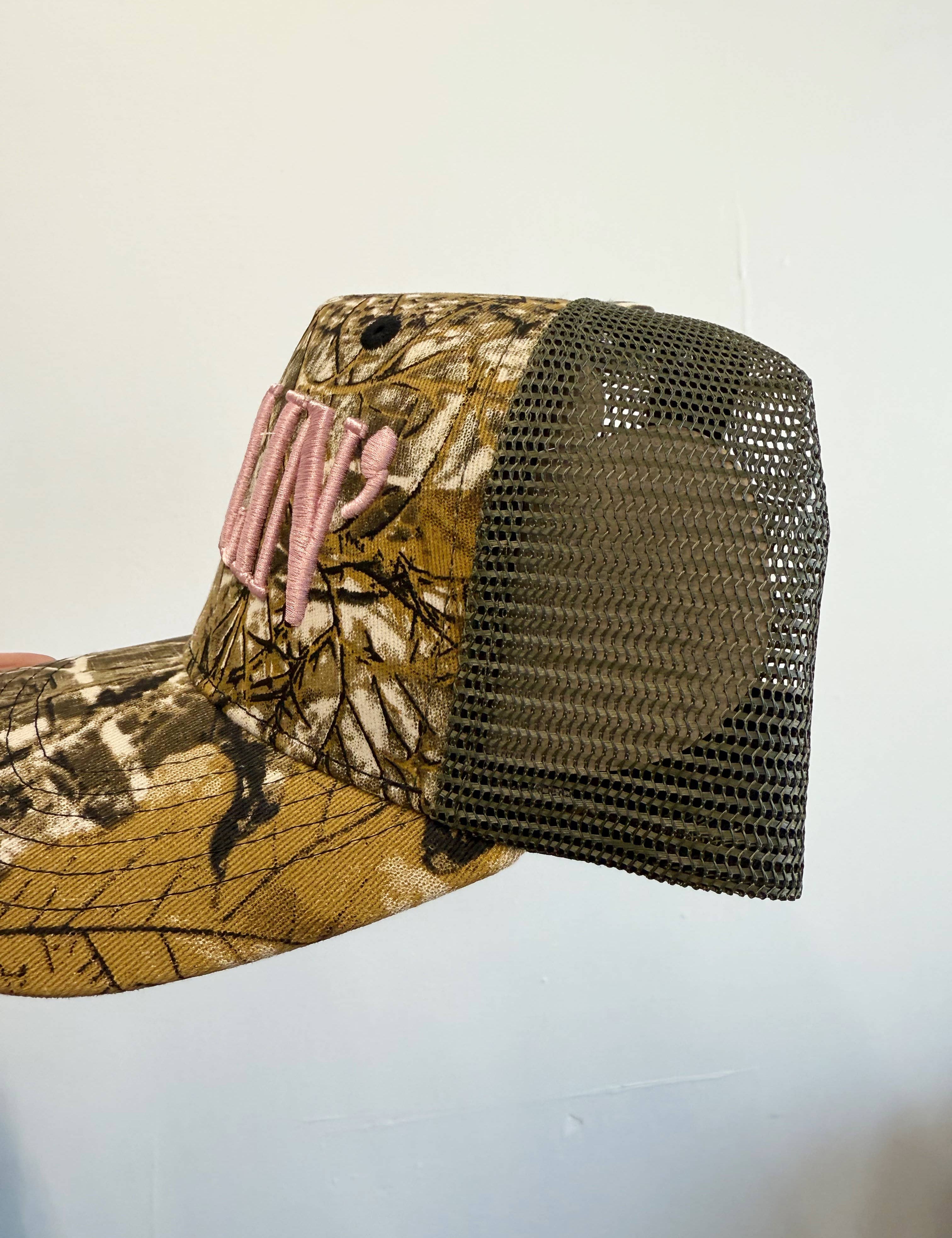 DARLIN' Vintage Camo Trucker Hat - Ana Patricia Boutique
