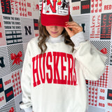 Huskers Reversible Mock Neck Sweatshirt - Ana Patricia Boutique