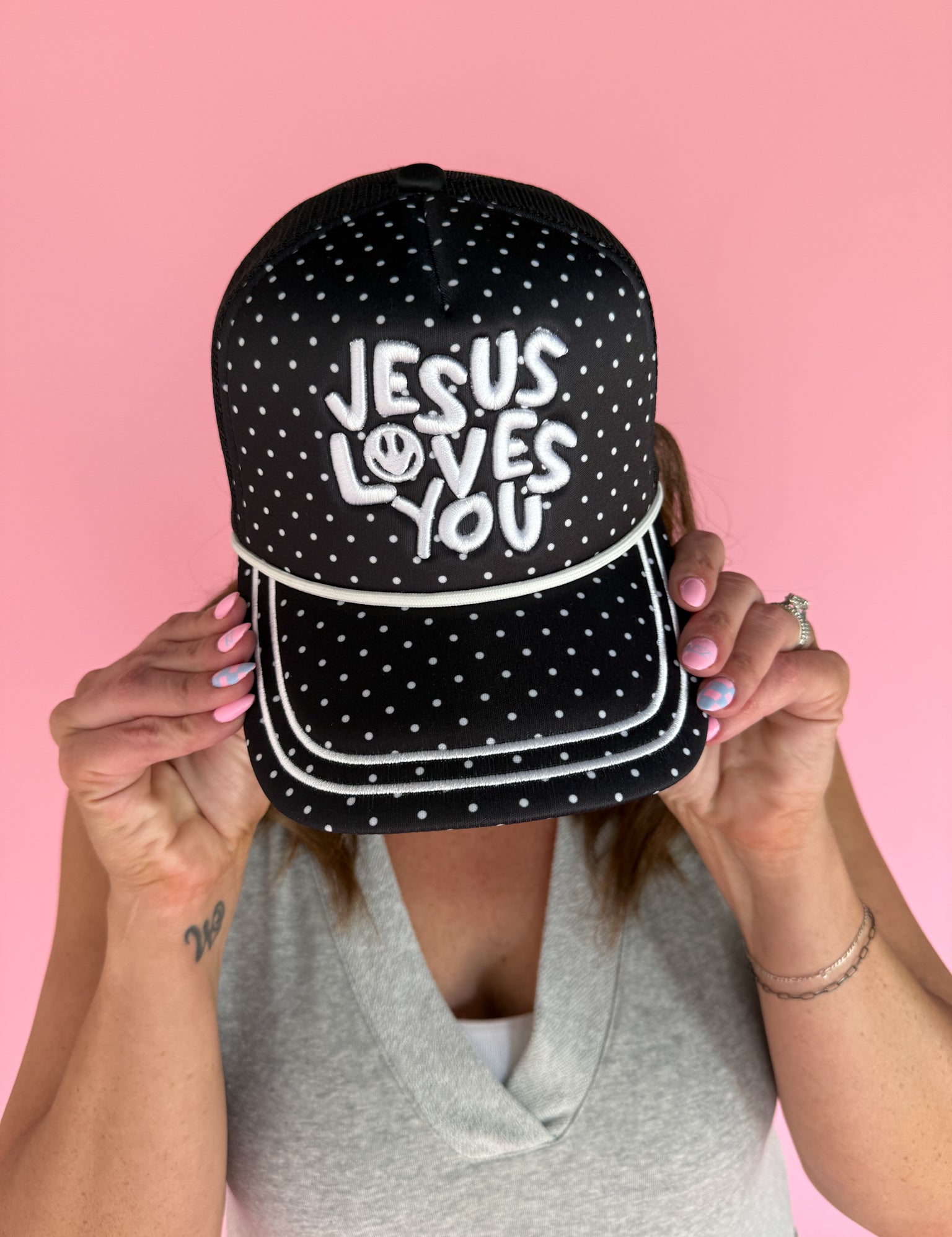 Jesus Loves You Trucker Hat - Ana Patricia Boutique