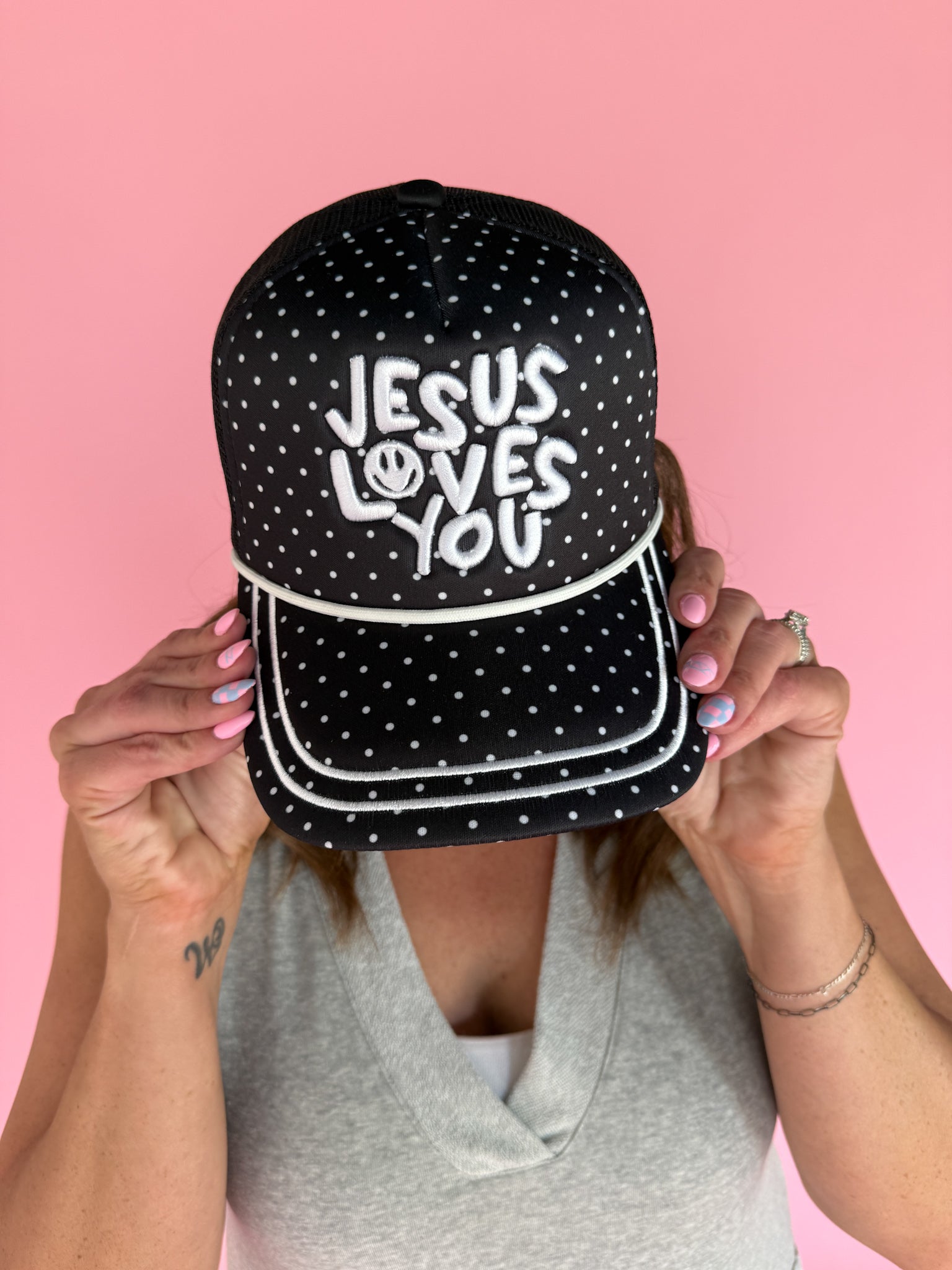 Jesus Loves You Trucker Hat - Ana Patricia Boutique