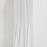 Polka Dot Mermaid Skirt-Ivory - Ana Patricia Boutique