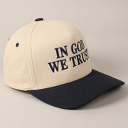 In God We Trust Trucker Hat- Navy